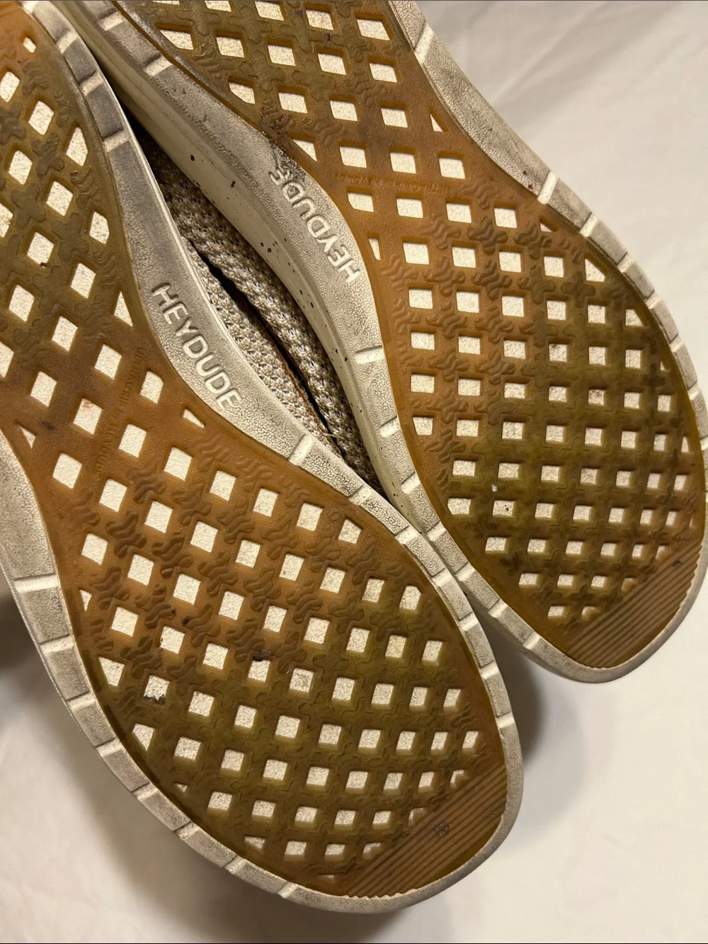 Hey Dude Tan Suede Men's Boat Shoes